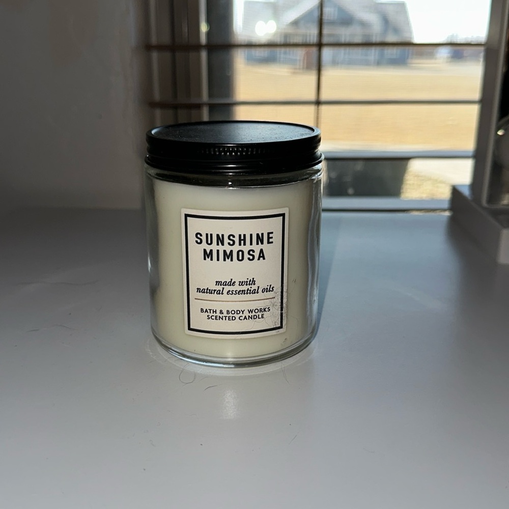SUNSHINE MIMOSA bath and body works single wick